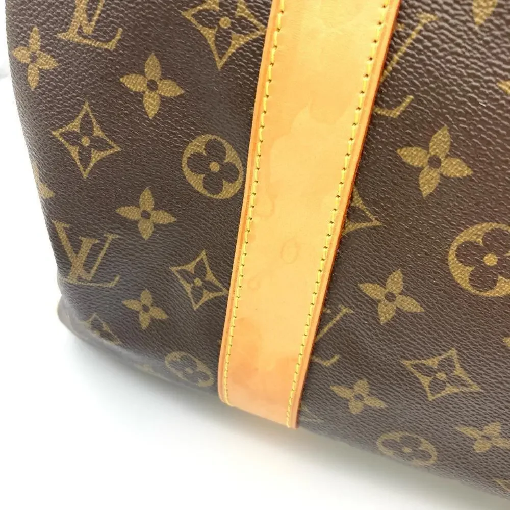 LOUIS VUITTON Brown Monogram Canvas Carryall Boston Bag - Picture 12 of 16
